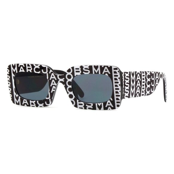 New MARC JACOBS Black Cat Eye Marc 488/N/S 03KIR Sunglasses Women - Picture 1 of 4